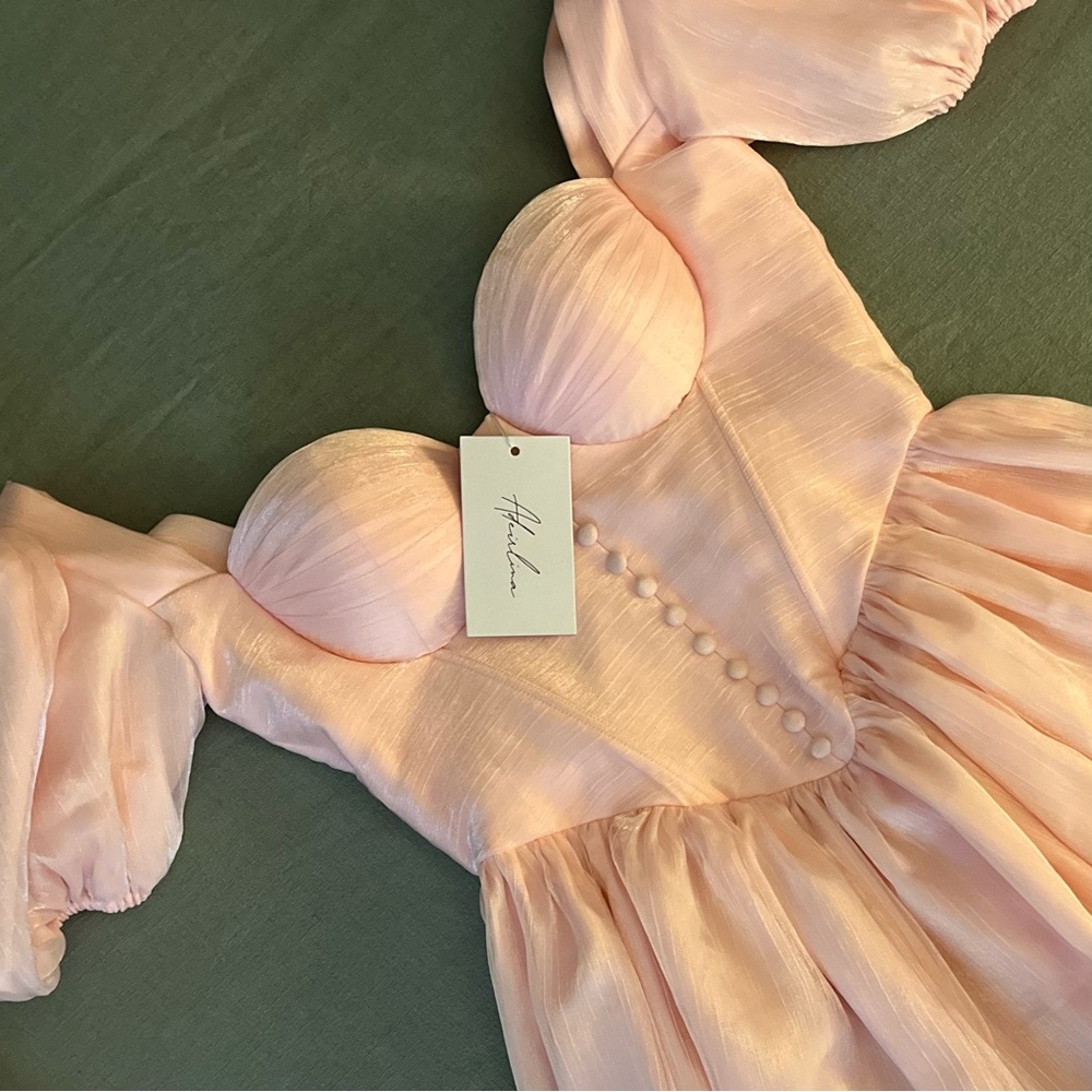 NWT Adeirlina Here Comes the Sun Ethereal Pink Dress Size Large